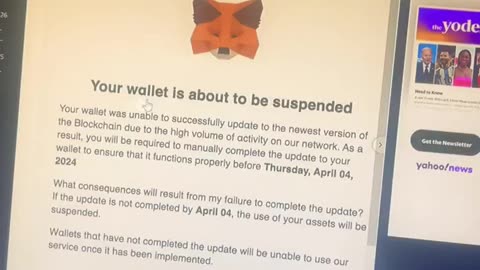 metamask email scam watch out for the losers! #fyp #shorts