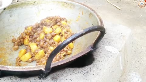 স্বাদে ভরা ছোলা ভুনা ও বেগুন চপ | Chola Bhuna & Begun Chop | Village Cooking Recipe CHHOTO COOK