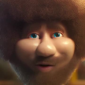 "Bob Ross's Legacy Lives On through 3D AI Animation"
