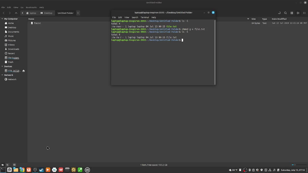 175_how to "remove the execute permission from the group permission set" with "chmod"