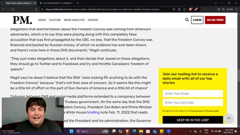 Biden & Harris colluded with Trudeau and Meta to Silence Freedom Convoy Protesters