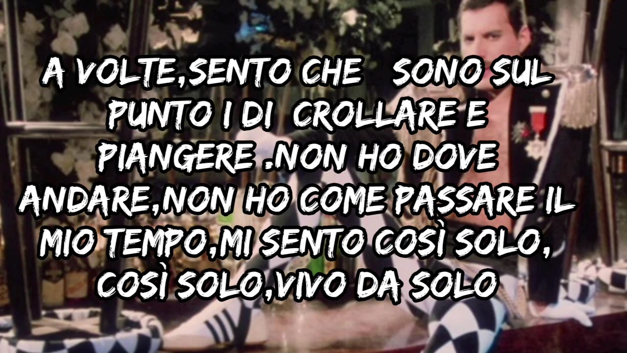 "Living on my own"-Freddie Mercury (1993)-traduzione in italiano