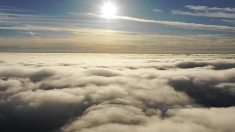 cloud and sun view