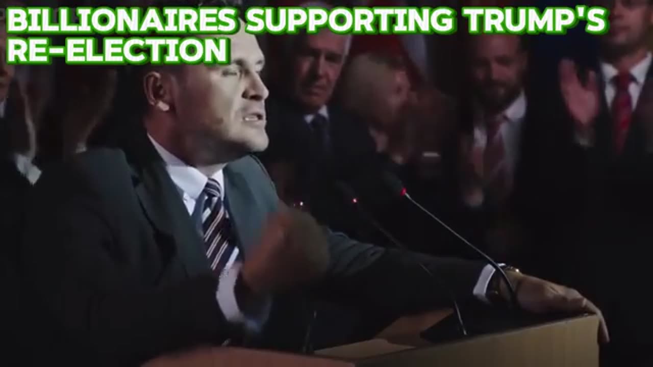 Top 15 Billionaires Backing Trump Re-Election. #1 Is Shocking