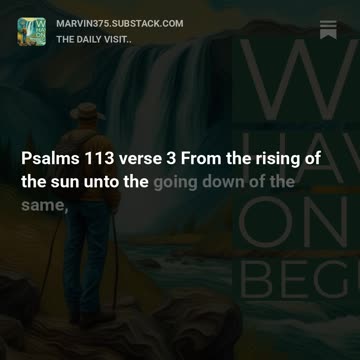 Psalms 113:3