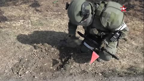Land mine destroyer #ukrain Russian war# live footage #russian force in Ukraine