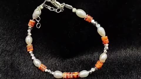 GN-20241010-04 S925 Silver with Pearl Premium Bracelet Designer Custom Jewelry Original Design