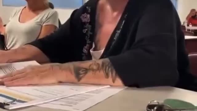 mom gets to the money behind the mask push Vandalia Illinois school board meeting