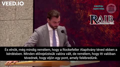 Thierry Baudet MEP, in the Dutch legislature - Great Reset