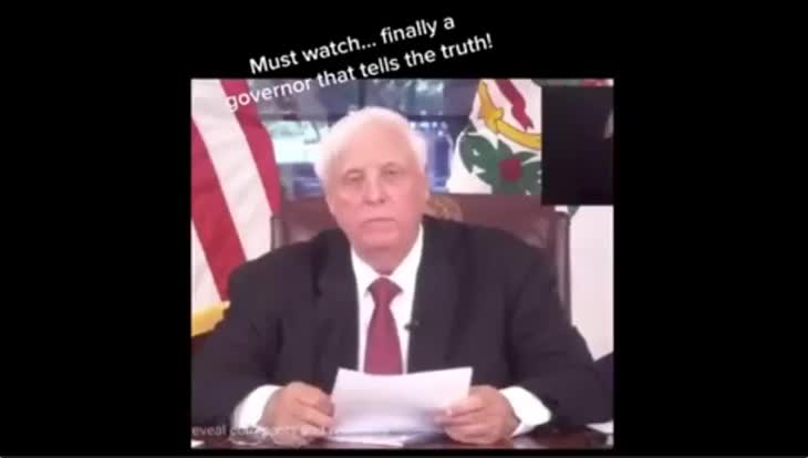 Governor of West Virginia - Fully Vaccinated Are Dying And Being Hospitalized.