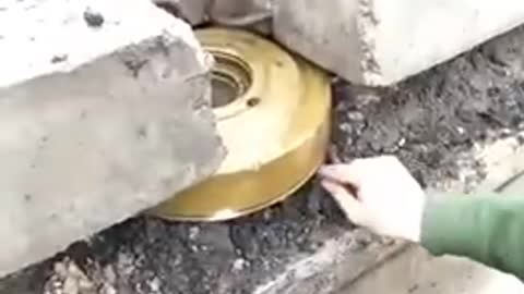 THE RUSSIANS ARE WITHDRAWN CLEARANCE OF THE FIELD STARTED ON ONE OF THE BRIDGES, 16 ANTI-TANK MINES WERE FOUND!