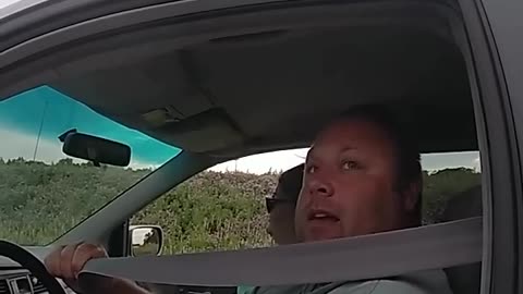 MAN RIPS UP HIS CASH OVER SEATBELT TICKET
