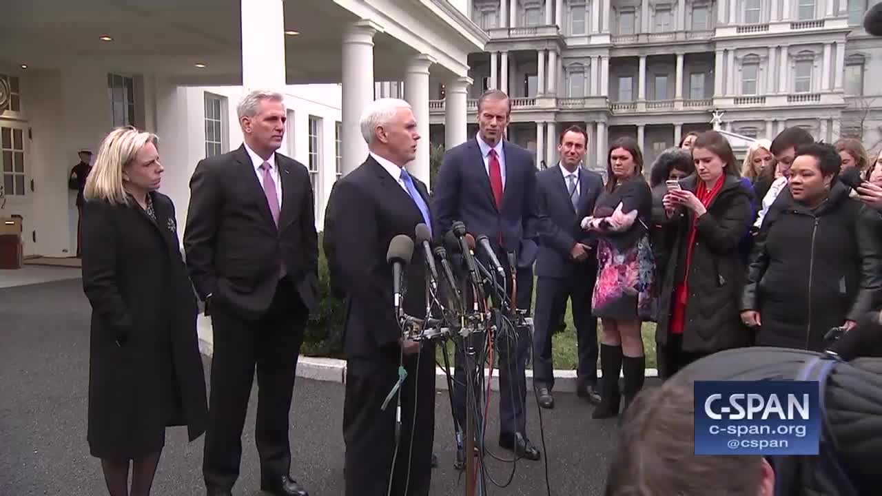 Pence: Trump passed out candy to Congressional leaders during shutdown talks