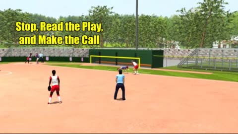 2 Umpire - Runner on 3B - Pickoff At 3B