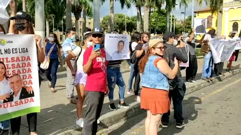 Avanza el plantón para rechazar elección de Fredy Anaya como Contralor