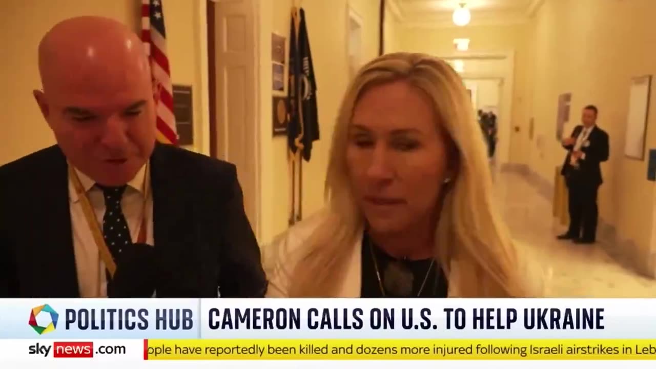 MTG tells David Cameron to "kiss my ass."