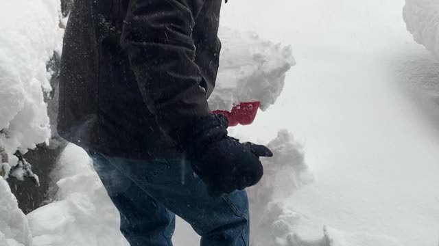 Spring snow storm in....