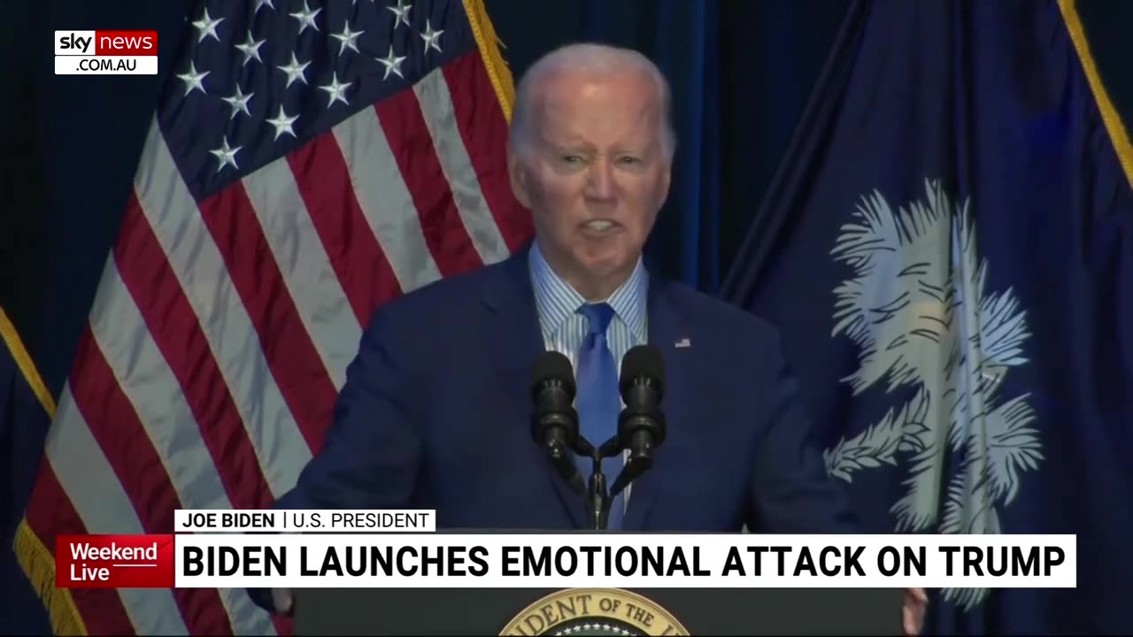 ‘How dare he’ Biden unleashes on Trump in emotional speech