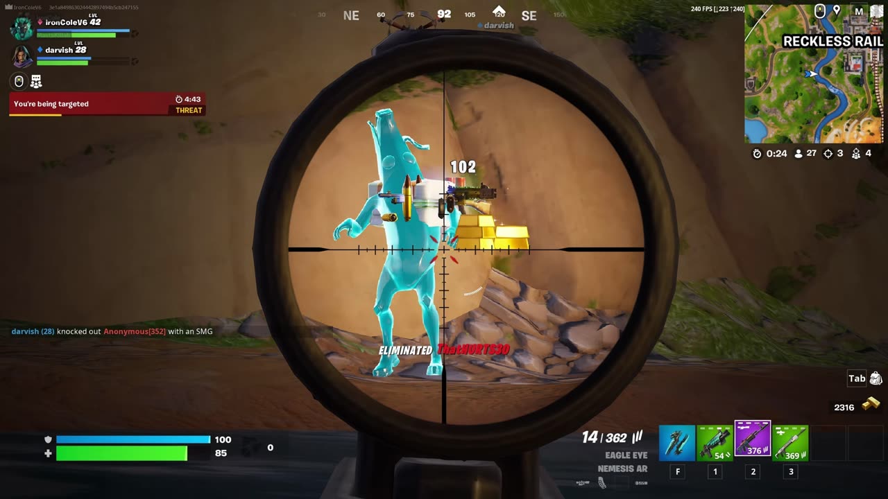 Fortnite Zero Build Highlights Part 2! AWESOME!