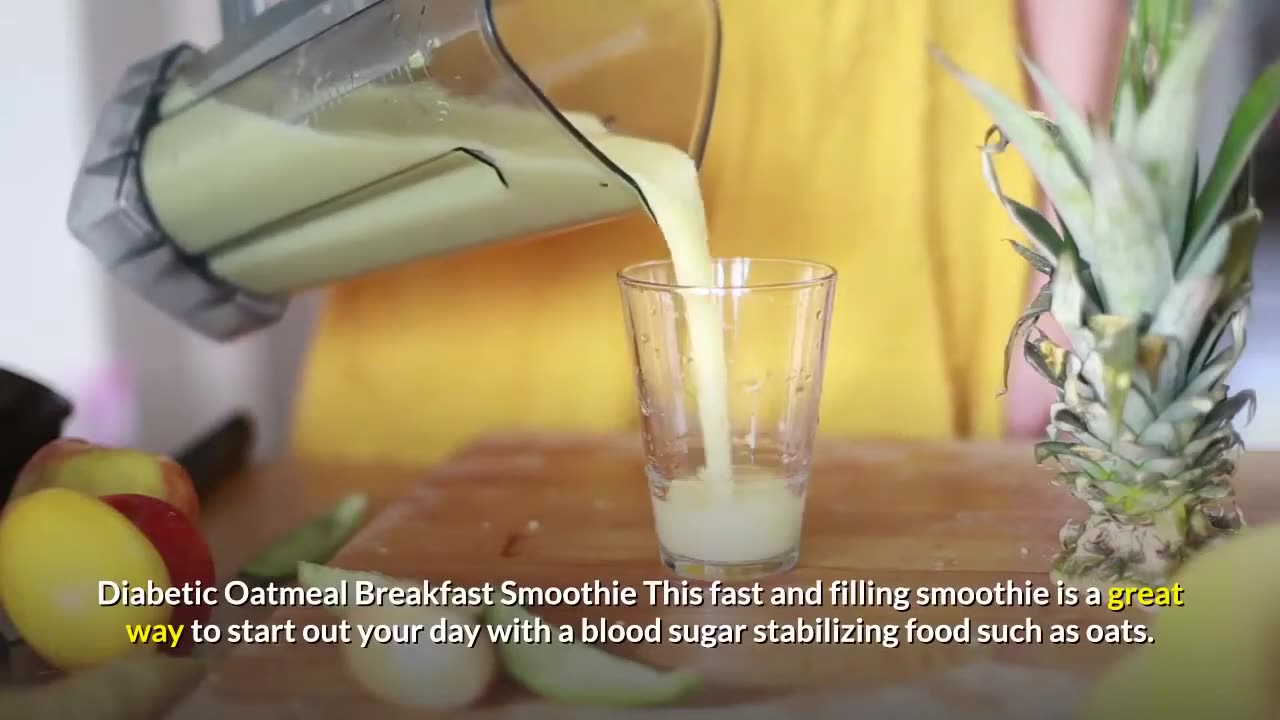 diabetic oatmeal smoothie
