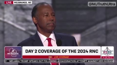 Ben Carson gives awesome tribute to Donald Trump