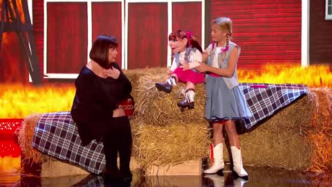 Little Big Shots Girl Ventriloquist Takes Control of the Dawn