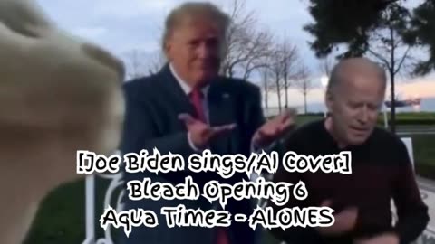 [Joe Biden sings/AI Cover] Bleach Opening 6 "Aqua Timez - ALONES"