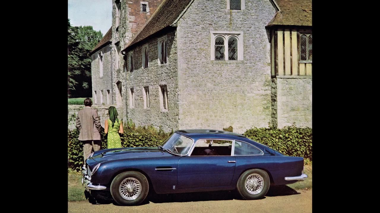 Aston Martin DB5 brochures, The James Bond car.