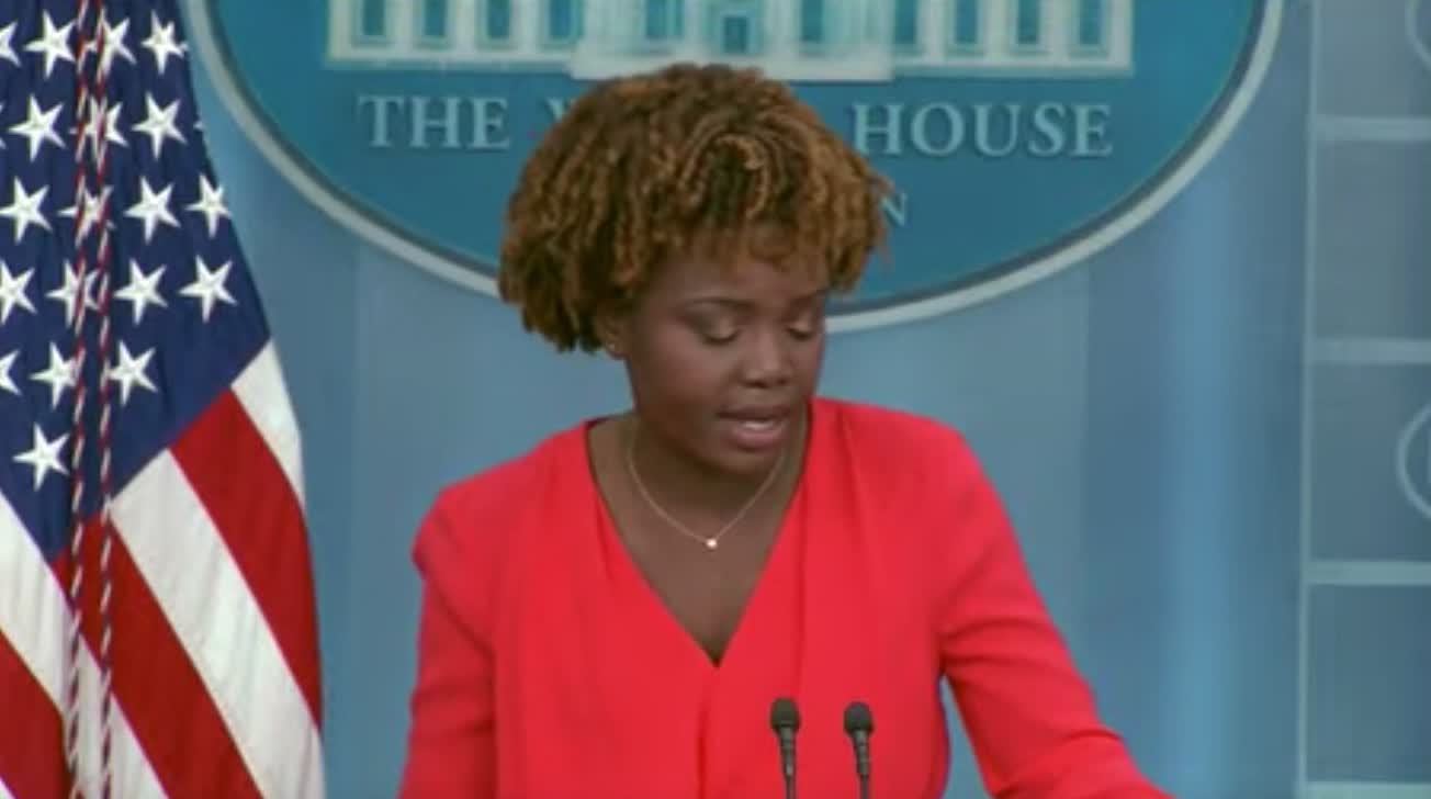 Karine Jean-Pierre on governors sending illegal aliens to Democrat-run areas