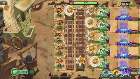 Plants vs Zombies 2 Wild West - Day 23