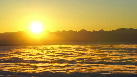 Sunrise video-Drone Footage
