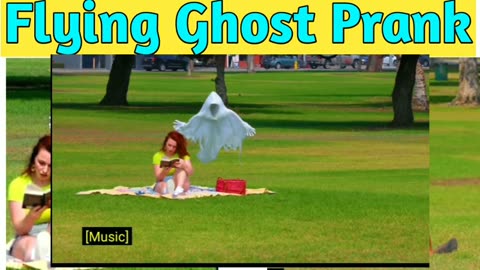 FLYING GHOST PRANK! GIRL VS Boys !