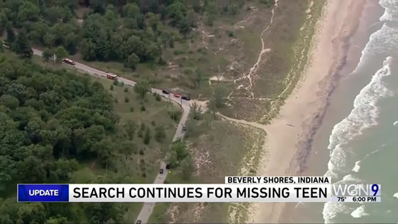 Search continues for teenager who vanished in Lake Michigan