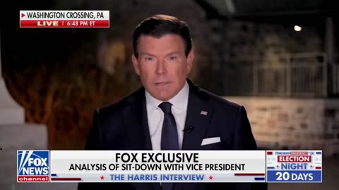 Bret Baier just called out Kamala's campaign for pulling last minute stunts
