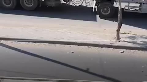 _Bodies scattered everywhere__ Israel strikes convoy of civilians in Gaza #israel #palestine #gaza.