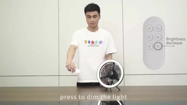 Aura A Portable Convertible Fan with Cozy Ambient Light