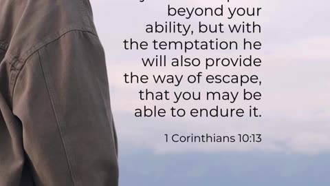 This Bible Verse will Encourage You - 1 Corinthians 10:13