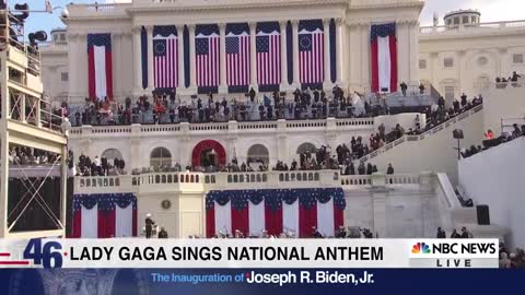 Watch Lady Gaga Perform The National Anthem At Biden’s