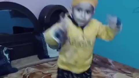 Dance little boy