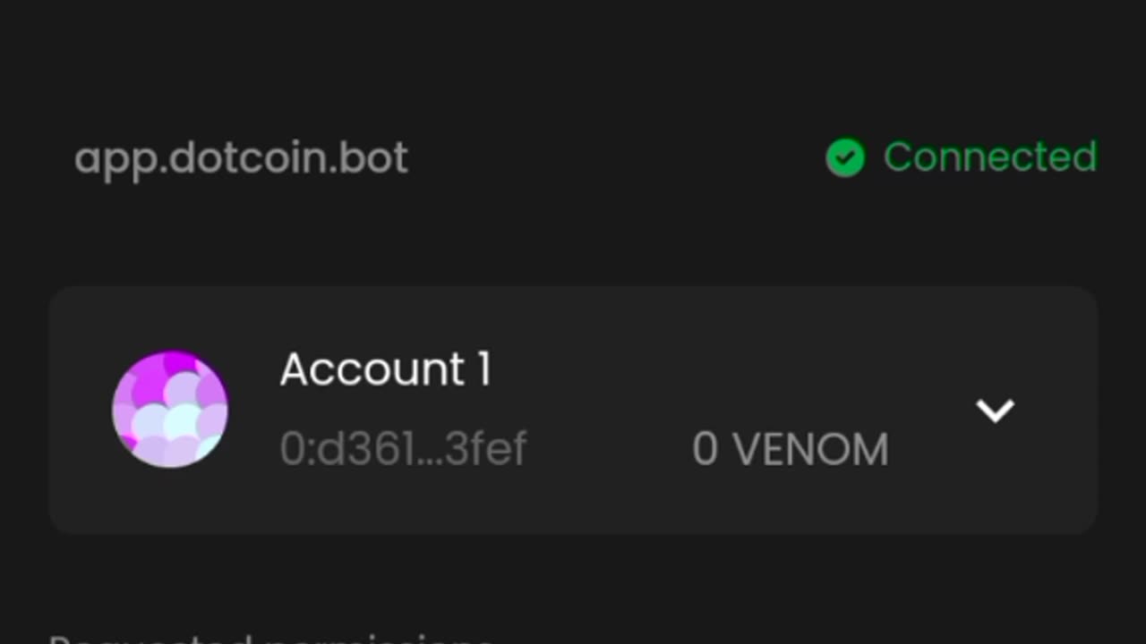 Dotcoin X Venom Wallet | How To Connect Your Wallet