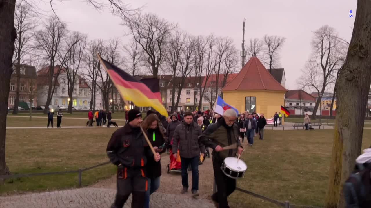 Demmin: Das Sammeln der Spaziergänger 17-03-2022