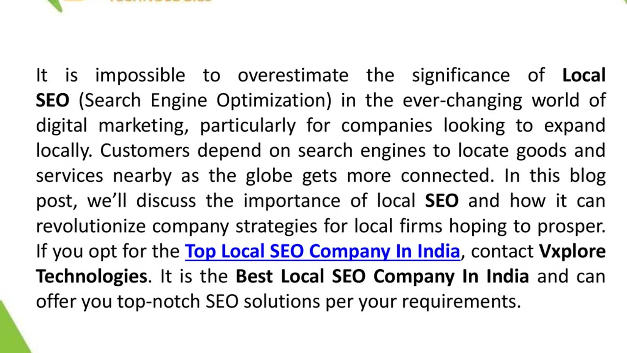 Importance Of Local SEO For Businesses To Capture The Local Market