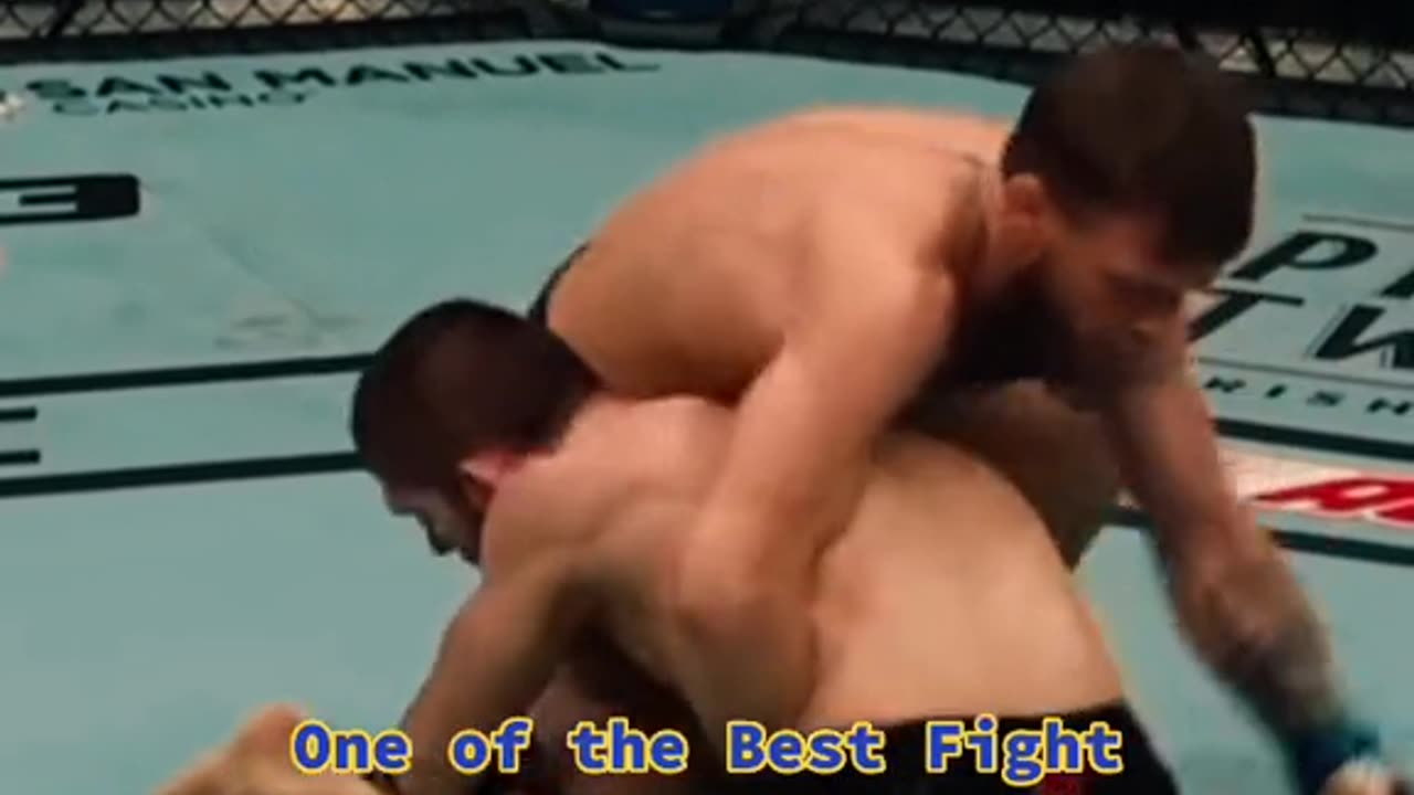 0ne of the best fight in ufc history Khabib . . . . V/S . . Mcgregor..