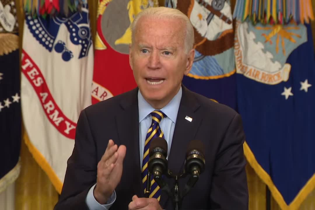 President Biden delivers remarks about troop drawdowns in Afghanistan — 7/8/2021