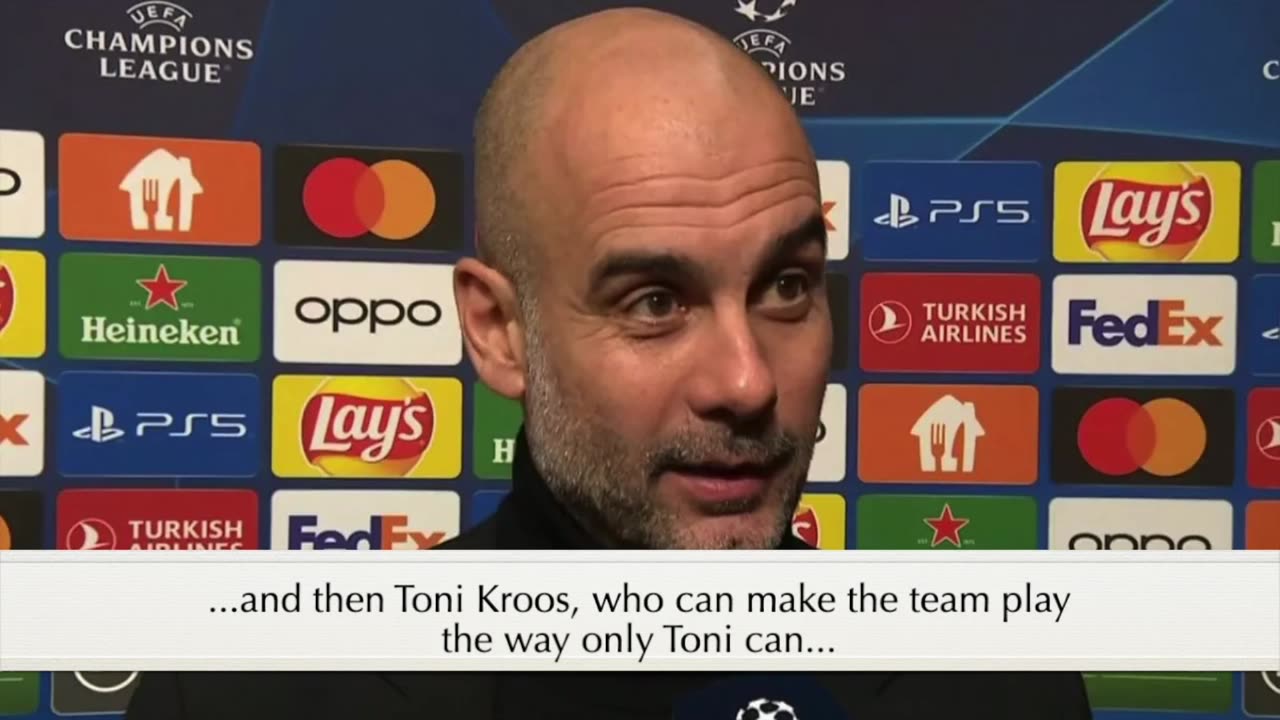 Why did Pep Guardiola praise Toni Kroos?