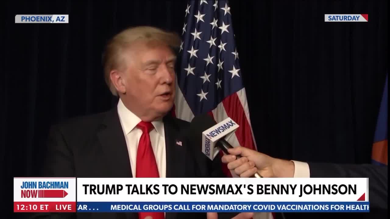 President Trump Full Interview with Benny Johnson (7/26/2021)