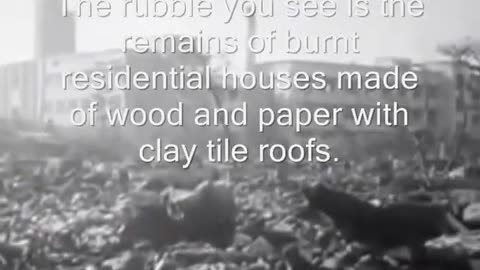 Japan was only firebombed