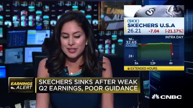Skechers sinks 25_ following disappointing Q2 earnings