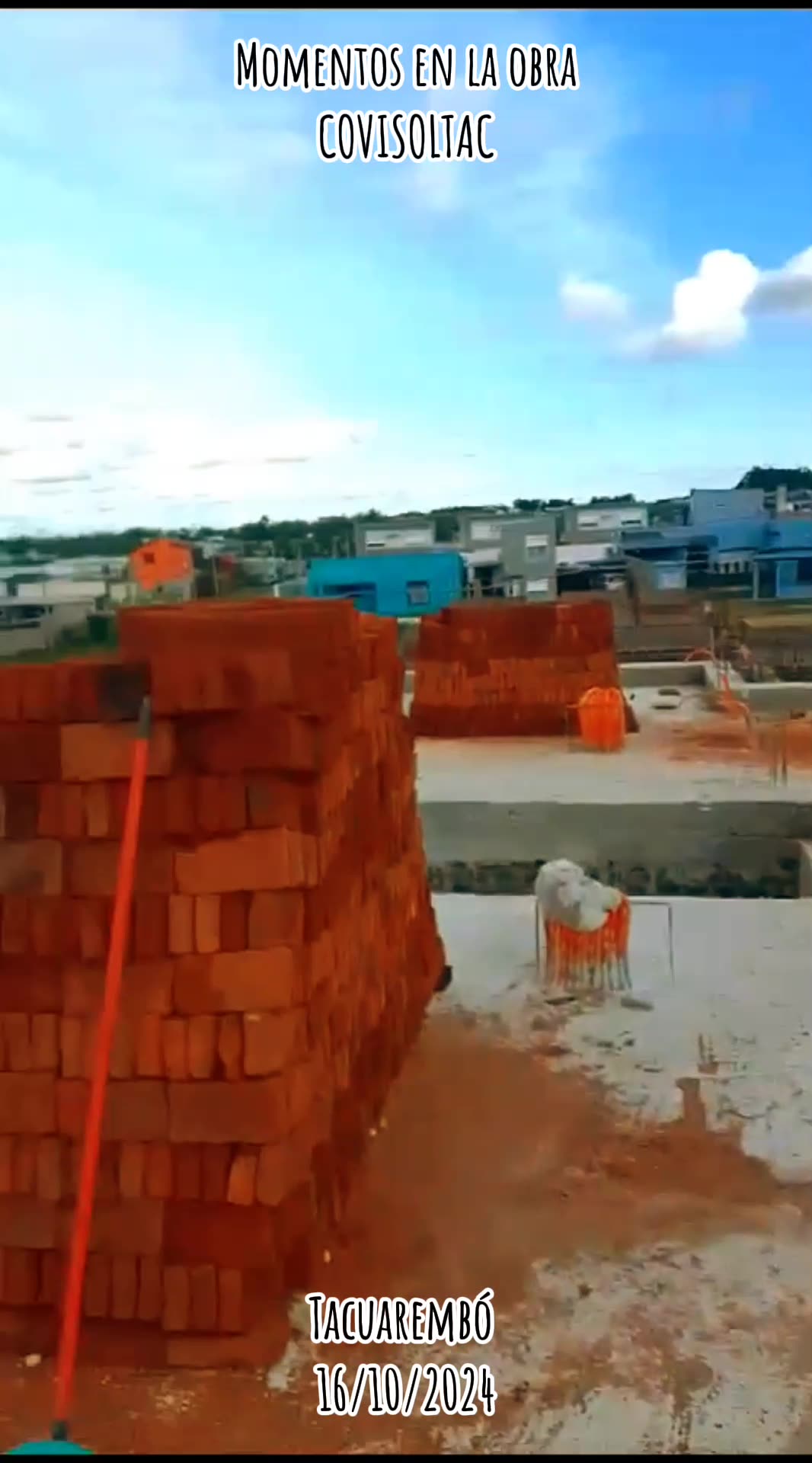 Momentos en la obra - Filmaciones de Antoni en COVISOLTAC - Tacuarembó (16, 29 y 31/11 y 01/11)