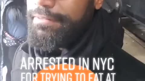 UNVAXXED GOT ARRESTED AT BURGER KING IN NY